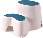 Baby Double Step Stool, 2 Step Stool Toddler,SturdySafe Height，Non-Slip Steps & Anti Slip Pads，for Boys Girls Baby