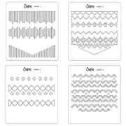 Sizzix Textile Layered Stencil Set