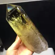 1.61LB Natural Citrine Quartz Both Obelisk Crystal Tower Point Reiki Healing Gem