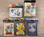 Pokemon WCS 2023 Pokemon Center Yokohama Card Sleeves Set of 5 Deck Case NEW