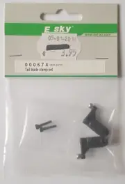 Sky EK1-0410 000674 Tail Blade Clamp Set ESKY E-Sky Heli RC Model Parts Nos