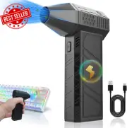 Electric Air Duster 130000RPM Reusable Compressed Air Blower for PC Car Home