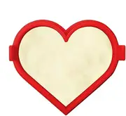 WJnflQN Egg Ring Mold Heart - Pancake Cooker Ring | Reusable Non-Stick Egg Mould Maker for Cooking Breakfast Omelette Sandwich