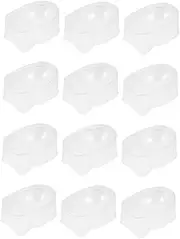 12 Pcs Nail Dipping Powder Box Tip Para Nail Stuff Organizer Liquid Nail Recycling System Manicure Case Dip Tray Dip Bowl Nail Dip Powder Container Nail Dip Holder Soak White