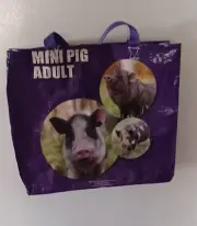 Mini Pigs feedbags totes Grocery