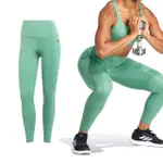 【ADIDAS 愛迪達】ADIDAS W TRAINING OPTIME POWER 7/8 LEGGINGS 女款 綠色 瑜珈 束褲 IT6747
