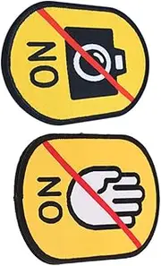 2pcs Pet Social Identification Tags Bright Warning Labels for Dogs and Cats Patches for Enhanced Safety and Quick Recognition for Socializing and Pet Interaction