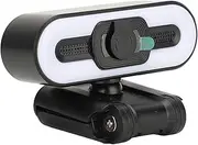 4K Webcam, 3840x2140 USB 2.0 Streaming Camera with Fill Light, Auto Beauty Web Camera with Built in Microphone, for Laptop Computer LCD Display