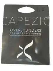 Capezio Overs & Unders Womens Clear Back Bra #3683 Size Medium