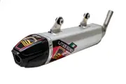Fresco Carby Muffler White Aluminium/Carbon End Cap
