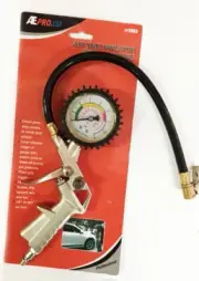 air Piston tire inflator with gauge 220psi Free Shipping USA
