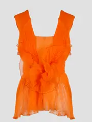 [Alberta Ferretti] Alberta Ferretti-Top Yellow & Orange-Donna 40