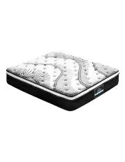 [Giselle Bedding] Euro Top Spring Foam Queen Size Mattress in White