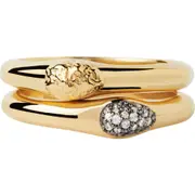 PDPAOLA The Rocks Ring Set