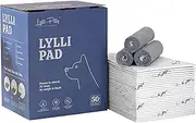 LYLLI PILLY Puppy Pads 60x60cm, Premium 6 Layer Protection Pet Training Pee Pads with Built-in Attractant, Odour Control, Leak-Proof & Biodegradable Materials, 100% Fast Absorbing Dog Pads, 50PCS