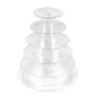 Round 6 Tier Macaron Tower Cake Stand Cupcake Macaroons Display Rack Holder5490