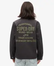 Embroidered Chore Jacket | Blackboard