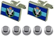 [Select Gifts] Shirt Dress Studs Army Air Corps Military England Flag Cufflinks
