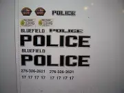Bluefield West Virginia Police Car Decals 1:64 two for one money