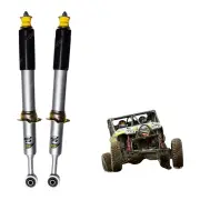 2 x Front 50mm RAW 4x4 Predator Shock Absorbers for Ford Ranger PX III PX3 18-On