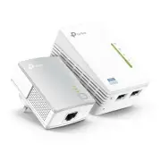 O-TP-Link TL-WPA4220KIT 300Mbps AV600 Wi-Fi Powerline Extender Starter Kit