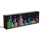 RGB Colorful LED Music Spectrum Display 1624RGB Rhythm Light Voice Sensor Clock