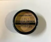 City Color 2 in 1 Foundation Concealer, Matte Finish, Medium, 0.42 oz