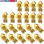 100pcs 3D Printer 0.4mm Extruder Nozzle Kit For Ender 3 5 CR10 Hotend Heated end