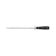 Wusthof Classic Ikon Sharp Honing Steel Edge/Blade Sharpener Rod Black 26cm