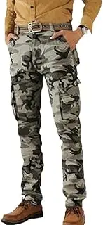 [Haitpant] Mens Military Style Trousers Autumn Army Cargo Pants Camo1 Pants