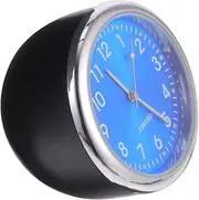 ULTECHNOVO 1pc Car Clock Luminous Quartz Clock Dashcams for Cars Mini Dashboard Clock Watch for Dashbaord Car Mounted Clock Clocks Mini Clock Night Light Clock Car Dash Round Clock Blue