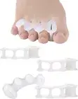 2Pairs Toe Separators Toe Spacers for Women L, Women Shoe Size 13+, Men:11.5+