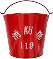 Emergency Sand Bucket Reusable Pail Metal Storage Bucket