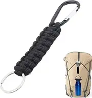 Paracord Carabiner | Carabiner Key Chain Paracord Utility | Portable Heavy-Duty Stylish Survival Tools for Adventure Climbing Travel Backpack Mountaineering Outdoor Camping Hiking