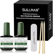 Nail Polish Remover 2PCS Remover Gel Nail Polish Remover Within 2-3 MINS Quick Easy Peel Off Varnishes Base Top Coat UV Gel Nail Art Tool Cleaner