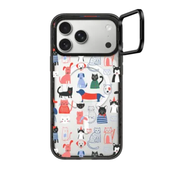 iPhone 17 Pro Max Impact Ring Stand Case MagSafe Compatible Be Pawsome