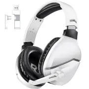 Wireless Gaming Headset with Noise Canceling Microphone for PS5 PC PS4 2.4G/B...
