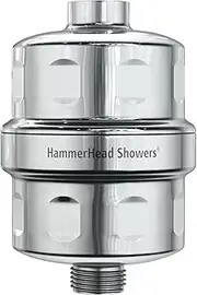 HammerHead Showers® All Metal Shower Head Water Filter – High Pressure Universal Shower Filters to Remove Toxic Chemicals – KDF Shower Head Water Filter, Targets Chlorine and Heavy Metals