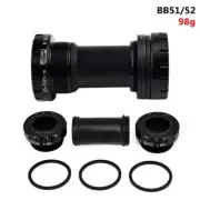 Threaded Type Aluminum Crank Axis Compatible with BB51BB52 Bottom Bracket