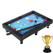 Tabletop Pool Table, Miniature Billiards Pool Table, Small Pool Table & Billiard Set, Interactive Billiards Game for Kids, Desktop Billiard Game, Educational Pool Table, Compact Billiards Set