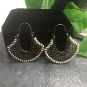 2” Bronze-tone Earring Set Bohemian Retro Dangle Drop Hook New Free Ship 9971