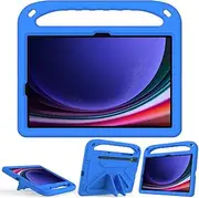 LANHOMEX Kids Case for Samsung Galaxy Tab S9 FE case 10.9 inch((SM-X510/SM-X516)，Shockproof， Lightweight Handle Stand，10.9 inch Samsung Galaxy Tab S9 FE case Cover.(Blue)