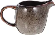 OFFSCH Ceramic Creamer Pitcher Sauce Dispenser with Portable Handle Milk Pitcher for Home Cafe Hotel Sturdy Elegant