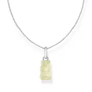 Thomas Sabo Sterling Silver Haribo Pineapple White Bear Pendant On 40-5cm Chain