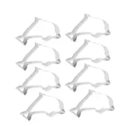 8 Pcs Fondant Biscuit Party Cookie Cake Metal Cookie Cookie Molds