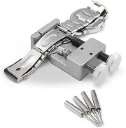 LLFAU New Metal Watch Band Strap Link Pin Remover Remove Repair Tool Kit for Watchmakers with 4 Extra Pins