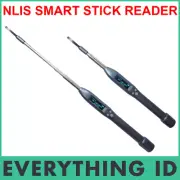 NLIS SMART STICK READER EXTENDABLE LIVESTOCK EAR TAG & DOG MICROCHIP HDX SCANNER