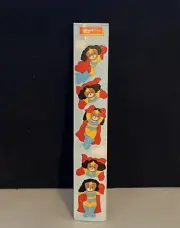 Vtg 80’s Cardesign Toots WANDA BEAR Sticker Strip - Rare