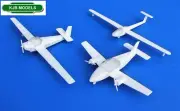 BNIB OO Gauge Gaugemaster GM443 Fordhampton Airfield Planes & Glider Plastic Kit