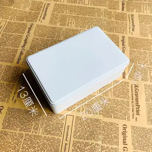 馬口鐵盒 白色 馬口鐵盒 曲奇盒 包裝盒 烘焙禮品盒 長方形收納盒 可印製